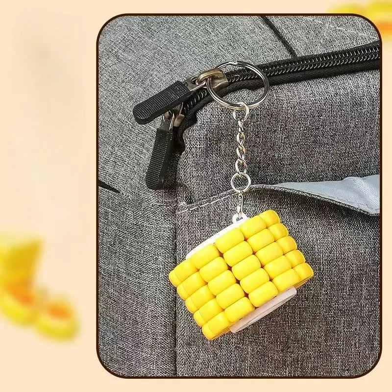 CORN PUZZLE KEYRING