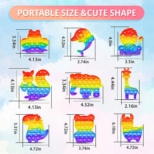 RAINBOW PRESS&POP TOY