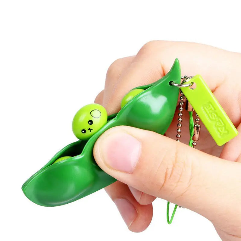 EDAMAME POPPER KEYRING
