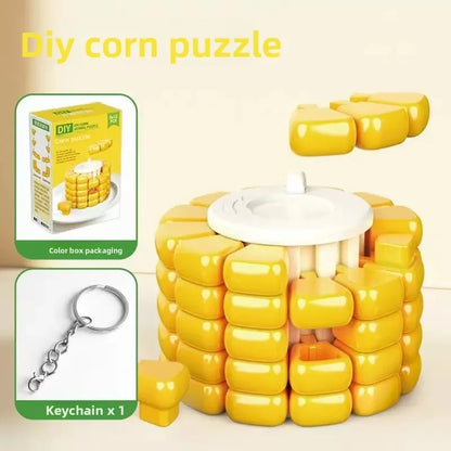 CORN PUZZLE KEYRING