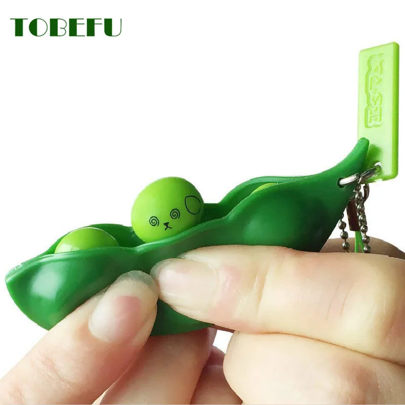 EDAMAME POPPER KEYRING