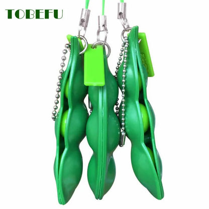 EDAMAME POPPER KEYRING