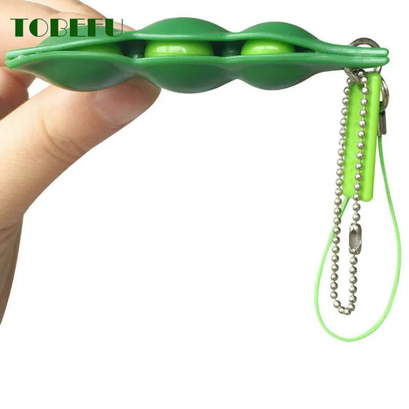 EDAMAME POPPER KEYRING