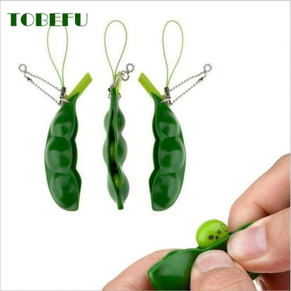 EDAMAME POPPER KEYRING