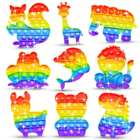 RAINBOW PRESS&POP TOY